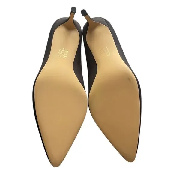 Nina Nina60 Kitten Heel Black Peau Pumps Womens Size 8.5 NWB - Picture 7 of 8